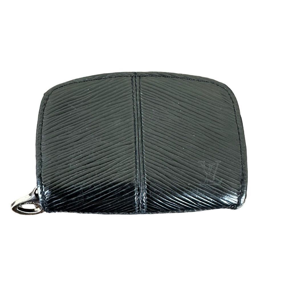 Louis Vuitton Black Epi Leather Demi Lune Zippy Coin Purse Authenticated W/ COA - Picture 2 of 11